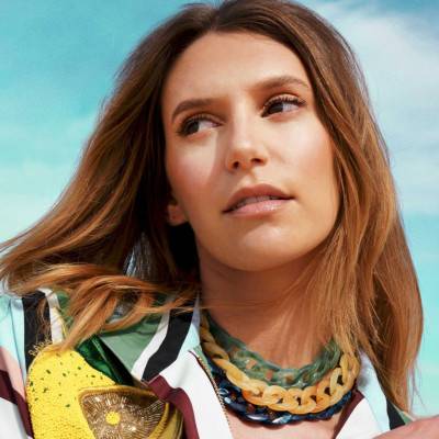 Jazzy Jade Acrylic Necklace, 42 to 52 cm - Hipanema