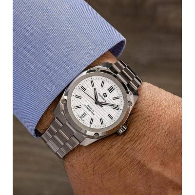 White 39mm Essence Watch 0333.1.6611 - Formex