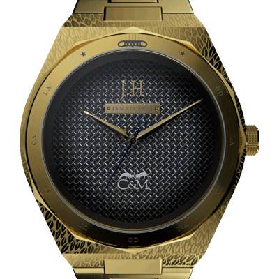 Montre Johnny Hallyday Jamais Seul Automatique Dorée Edition Limitée - Col&MacArthur