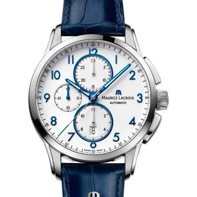 Montre Pontos Chronograph 43 mm PT6388-SS001-120-4 - Maurice Lacroix