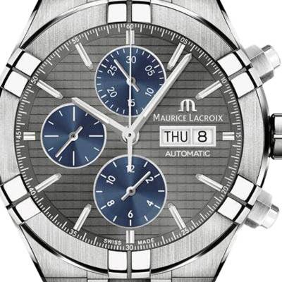Aikon Automatic Chronograph 44mm Watch AI6038-TT032-330-1 - Maurice Lacroix