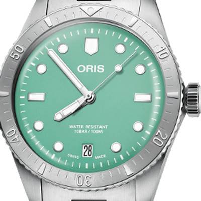 Montre Divers Sixty Five Cotton Candy Vert 01 733 7771 4057-07 - Oris