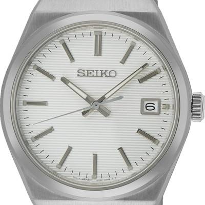 Men's White Classic Quartz Watch SUR553P1 - Seiko