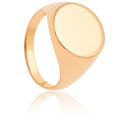 Chevalière Bague Homme Oria – Plaqué Or – Taille 60 – Neuf Avec Défauts