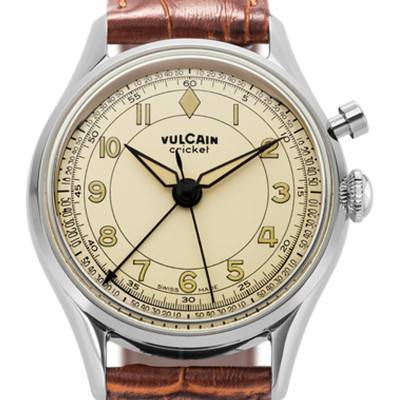 Vulcain Cricket Classique Eggshell 36mm Watch 100169B77 - Vulcain