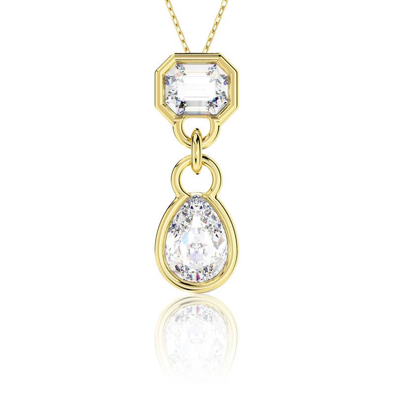 Collier Ras Du Cou En Métal Et Cristal - Belle Fabrication Ancienne, Neuf Sans Emballage
