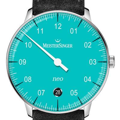 Montre Neo Mono Aiguille Bleu Azur NE914 - MeisterSinger