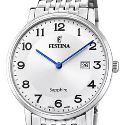 Men's Swiss Made F20018/4 wall clock - Festina Swiss Made