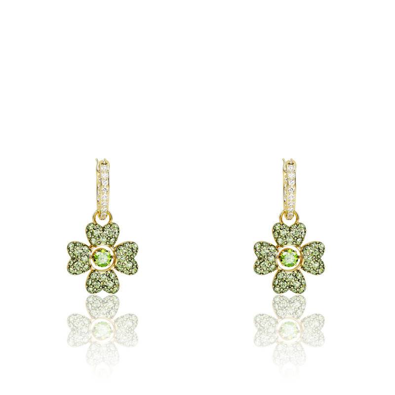 Orena Paris vintage enameled Plaqué or - Boucles d'oreilles - Catawiki