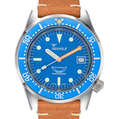 1521 Ocean Leather 1521OCN.PC Watch - Squale