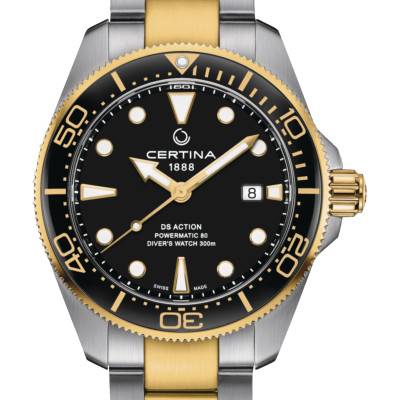 DS Action Diver 43mm Powermatic 80 Watch C0326072205100 - Certina