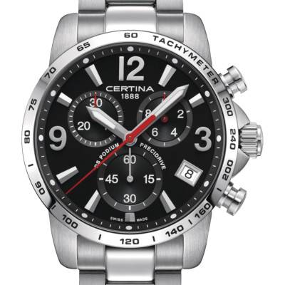 Montre DS Podium Chronograph 1/10 sec C0344171105700 - Certina