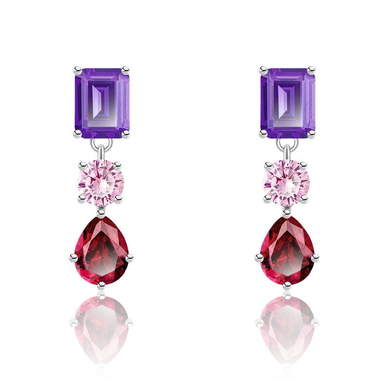 Boucles d'oreilles Candy pierres naturelles plaqué or – Ysie