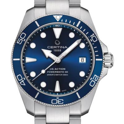 Montre DS Action Diver 38mm Powermatic 80 C0328071104100 - Certina