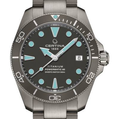 Montre DS Action Diver 38mm Powermatic 80 C0328074408100 - Certina