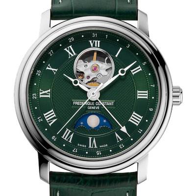 Montre Classics Heart Beat Moonphase Date FC-335MCGRW4P26 - Frédérique Constant