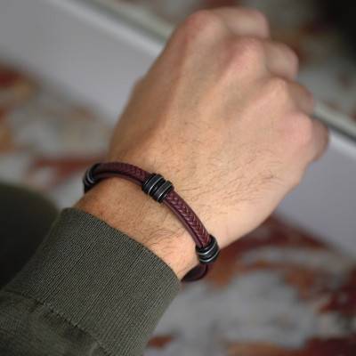 Bracelet Urban Man Pulsera Marron, Longueur 22,5 cm - LS1829-2/A - Lotus