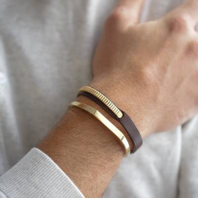 Bracelet Jonc en Acier Jaune - 35000046 - Calvin Klein