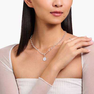 Pendentif Charmista Coin Violet en Argent 925 - 2104-007-13 - Thomas Sabo