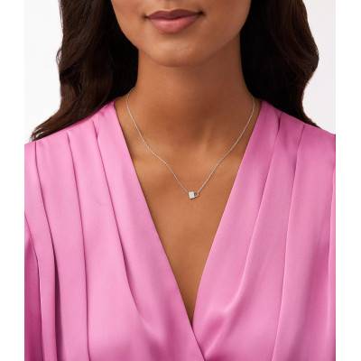 Collier Cadenas en Argent 925, Longueur 40 cm à 45 cm - Fossil