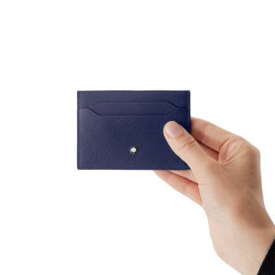 Porte-cartes Sartorial 5cc Bleu MB131727 - Montblanc