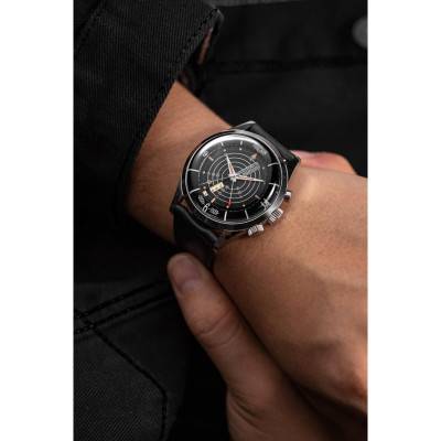 Nautical Black Beige Patina Black Plain 100252PB07.BAC101 Watch - Vulcain