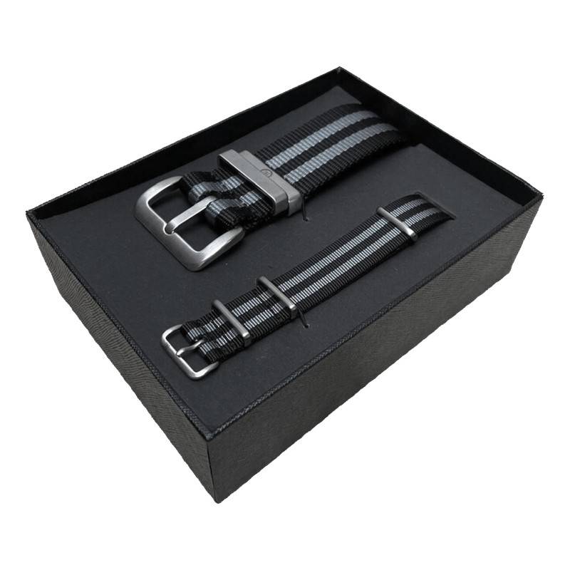 James Bond Belt and NATO Watch Strap 20 mm Gift Box - Bracelet BNO