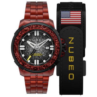 Montre Apollo Limited Edition Deep Red NB-6072-77 - Nubeo