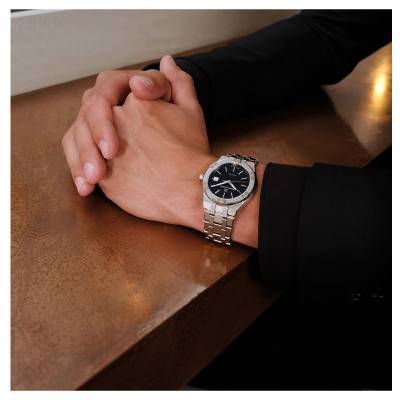 Aikon Quartz Date 40mm Watch AI1108-SS002-330-1 - Maurice Lacroix