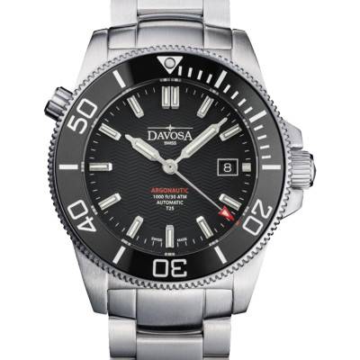 Black Argonautic Lumis Watch - Davosa