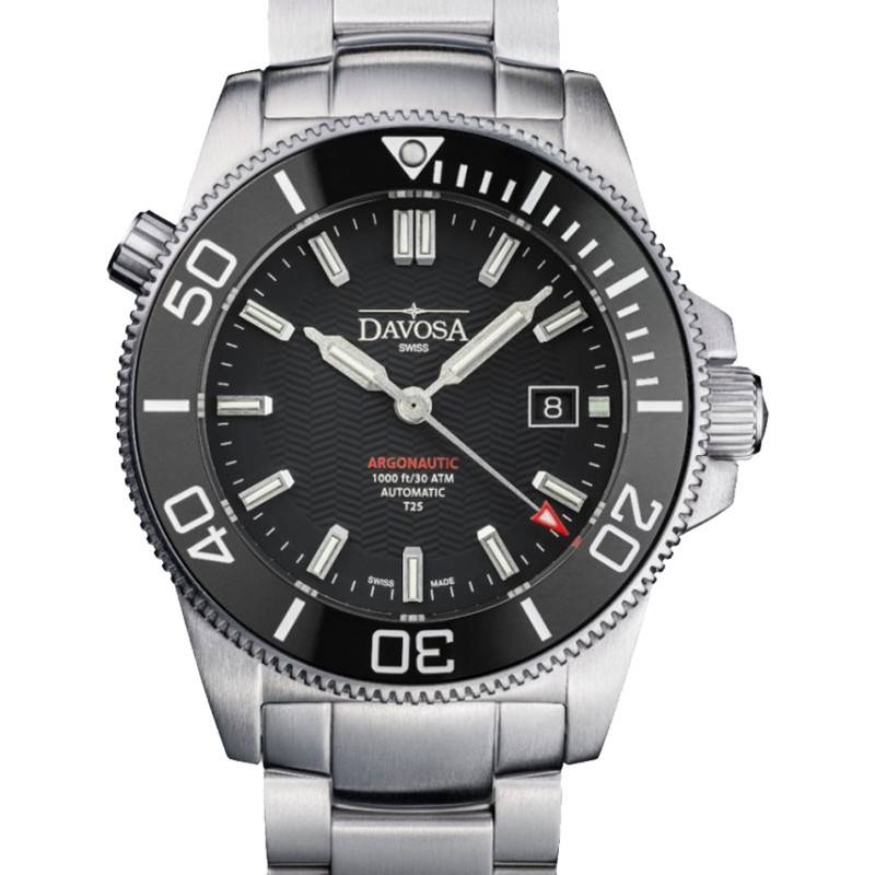 Black Argonautic Lumis Watch - Davosa