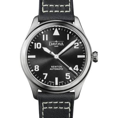Montre Newton Pilot Automatique Noire - Davosa