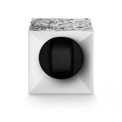 Startbox Movement White Rotating Watch Winder SK01.STB.013.MVT - SwissKubik