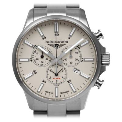 Aviation Alarm Chrono Watch 2880M-5 - Bauhaus