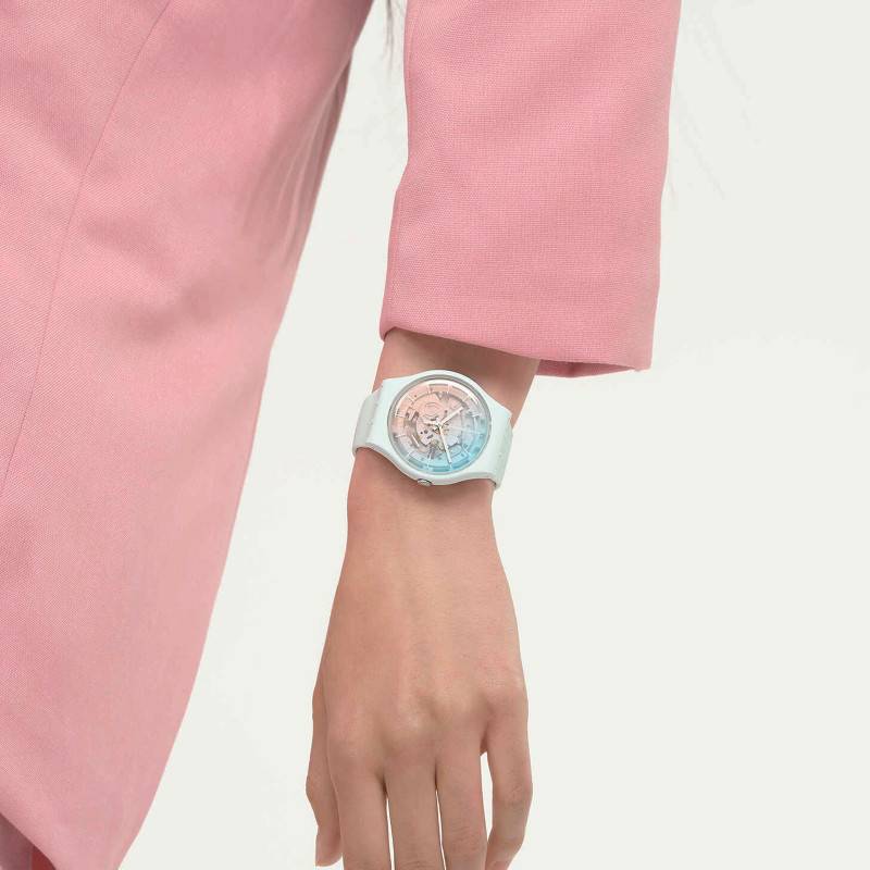 Montre Fleetingly Iceblue - SO32S101 - Swatch - Ocarat