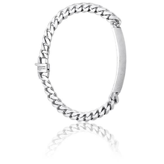 Bracelet Gourmette Plaqué Or 24 Carats Sur Argent 925 - Modèle BR56-J, Neuf Avec étiquettes