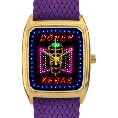 Montre Signature Paristanbul Perlon Violet - LAPS
