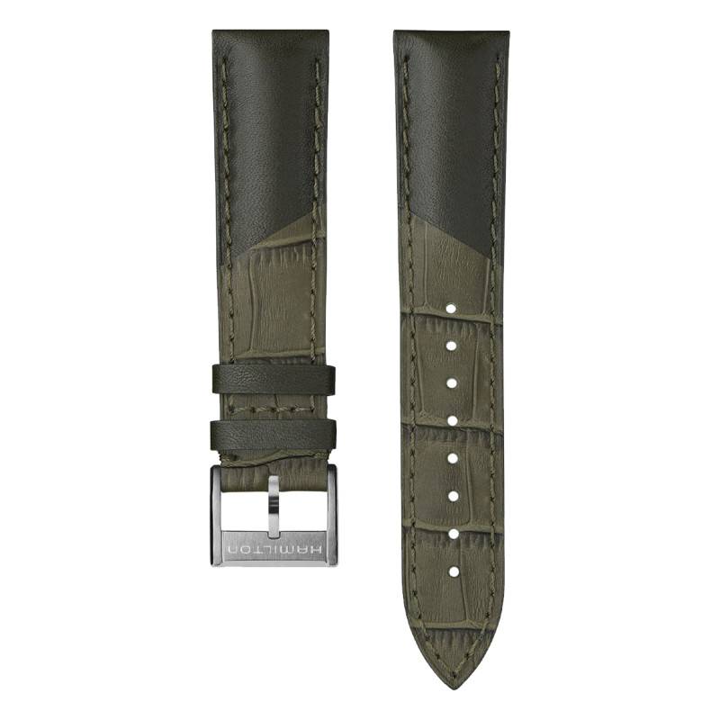 Hamilton Jazzmaster Green Leather Watch Strap H690324124 - Hamilton