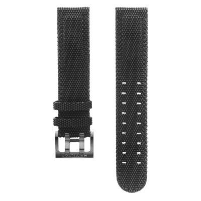 Khaki Field Black Synthetic Watch Strap H693684136 - Hamilton