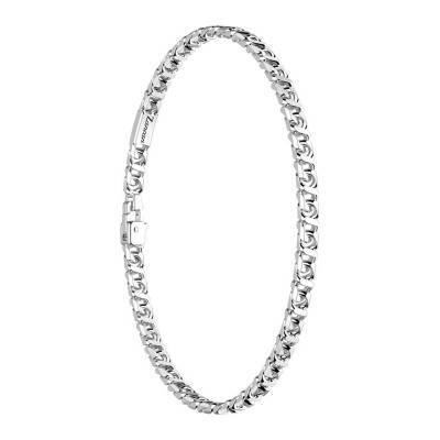 925 Silver Eternity Infinity Bracelet, Length 21 cm - EXB893 - Zancan