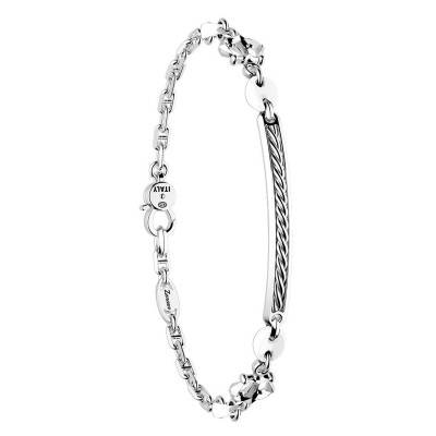 Bracelet Regata Céramique & Argent 925, Longueur 19 à 21 cm - EXB672 - Zancan