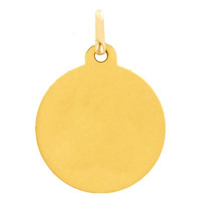 750/1000 Yellow Gold Tree of Life Medal, 16 mm or 18 mm Diameter - Lumiosa