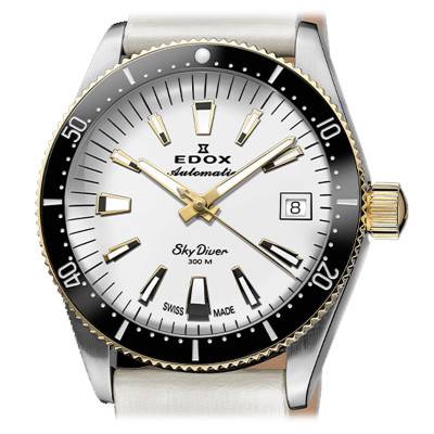 Watch Skydiver 38 Date Automatic Special Edition With Additional Strap 80131-357JNC-BI - Edox
