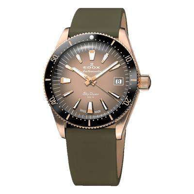 Montre Skydiver 38 Date Automatic Special Edition With Additional Strap 80131 37RNC VDBEI - Edox