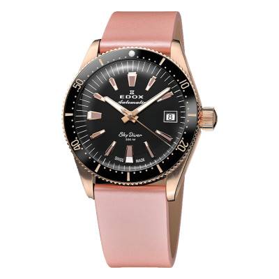 Watch Skydiver 38 Date Automatic Special Edition With Additional Strap 80131-37RNC-NI - Edox