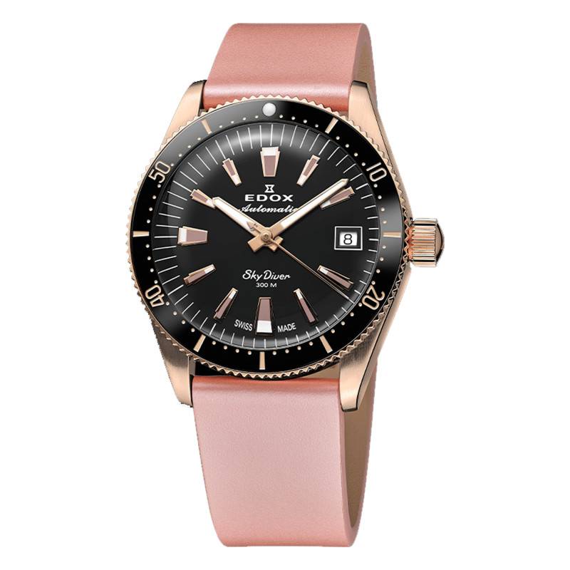 Watch Skydiver 38 Date Automatic Special Edition With Additional Strap 80131-37RNC-NI - Edox