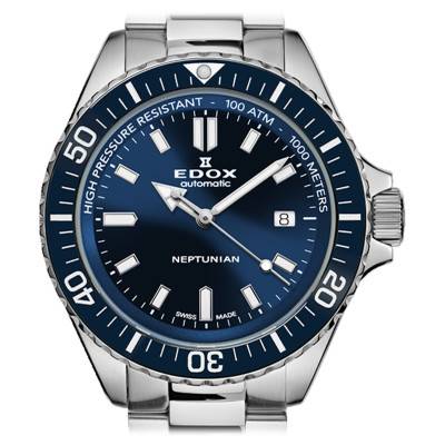 Montre Neptunian Automatic 80120-3BUM-BUF - Edox