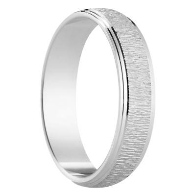 Silver Half-Dome Standard Bazan Wedding Ring, Width 4.50 mm - Amore