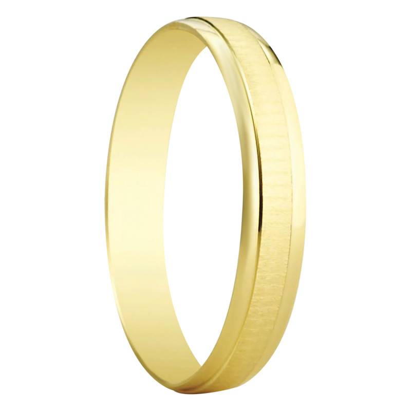 375 Yellow Gold Standard Half-Dome Escalona Wedding Ring - Amore