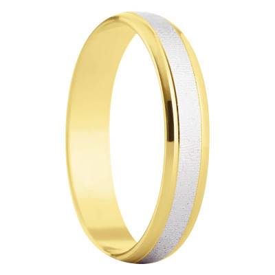 Alliance Ruban Standard Logrono en 2 Ors 750, Largeur 4 mm - Amore